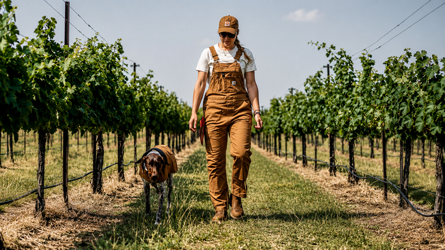 Carhartt Ashland Tuinbroek: stretch, verstevigde knieën, vol opbergruimte
