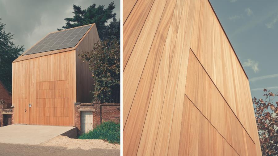 Bolster dévoile une dépendance minimaliste en bois