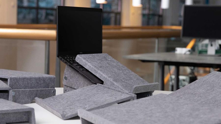 BakkerElkhuizen by Despec – support circulaire pour ordinateur portable Ergo-Top 320