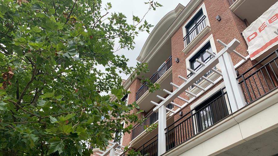 Fierens SRL présente une structure de toit unique avec des fenêtres de toit en saillie et des tours