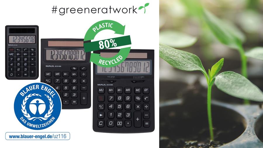 Label L'Ange bleu pour les nouvelles calculatrices MAUL