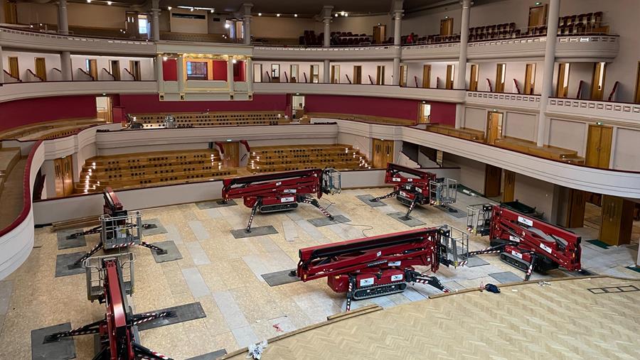 Concertzaal Bozar terug naar oorspronkelijke kleurstelling