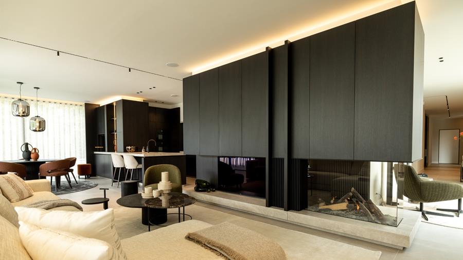 La céramique et le stratifié créent une oasis de calme