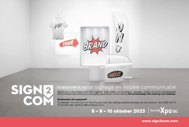 Registreer uw gratis bezoek aan Sign2Com