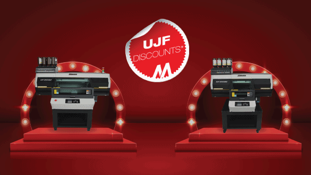 Mimaki's bestverkopende UV-printers in de aanbieding tot eind juni