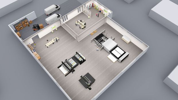 Esko toont end-to-end workflow op FESPA