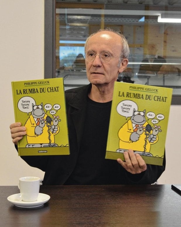 L'imprimerie Snel personnalise un album de Philippe Geluck
