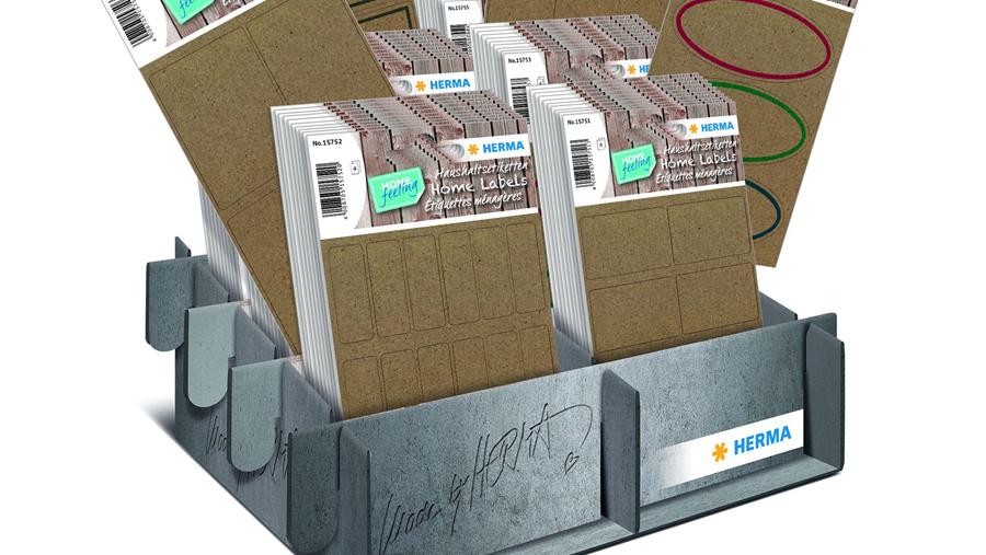 Etiketten van silphie-papier