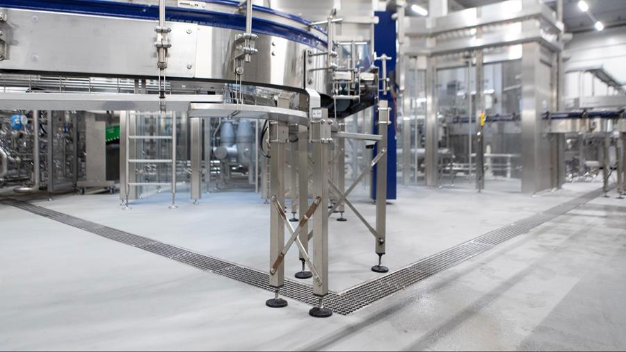 Hygiène et efficacité de l'évacuation des eaux dans toute la brasserie