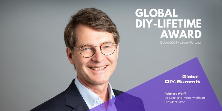 Reinhard Wolff reçoit le Global DIY-Lifetime Award 2025