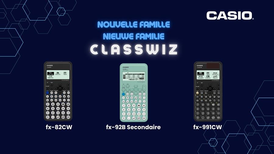 De nieuwe CASIO ClassWiz familie