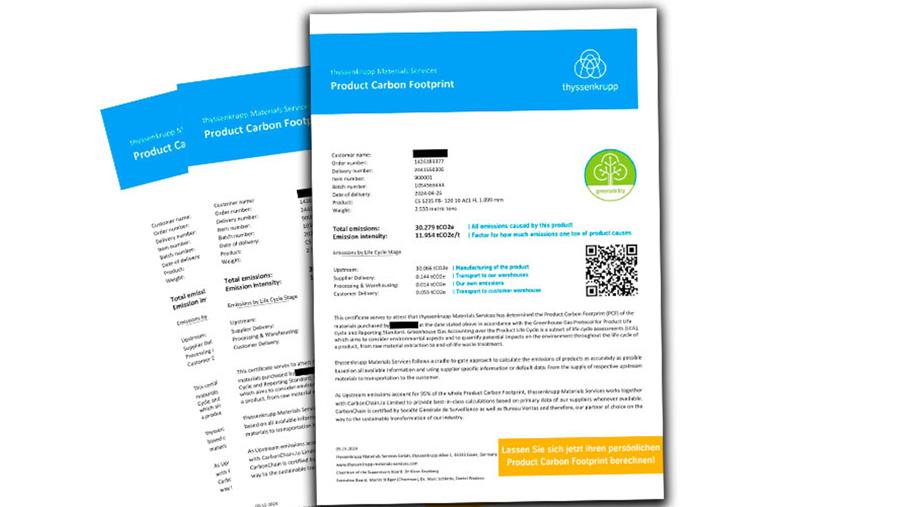 thyssenkrupp Materials Belgium lance les rapports 'Product Carbon Footprint'