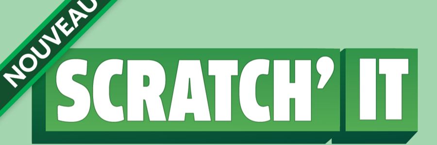 Nouveau à la Loterie Nationale : Scratch It, 5 tickets en 1