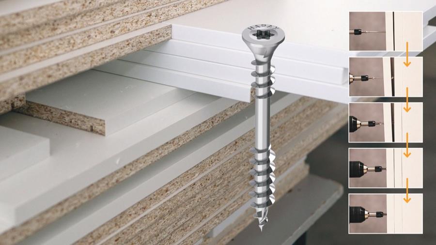 La vis pour meubles HAPAX: la finition parfaite pour la menuiserie et la construction de meubles