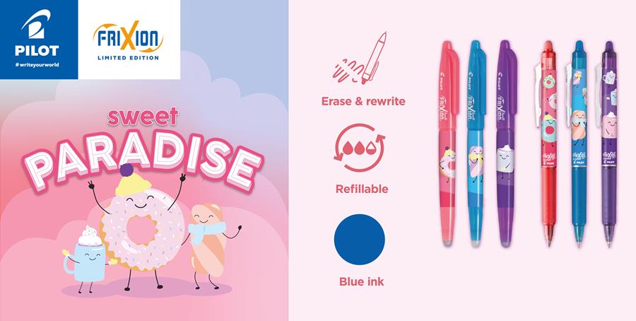 Pilot: Limited Edition Frixion Fancy Winter SWEET PARADISE