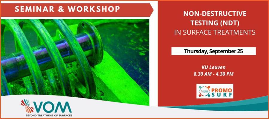 Le VOM organise une formation sur les essais non destructifs dans le domaine du traitement de surface