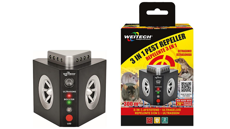 Weitech verjaagt ongewenste dieren zonder gif