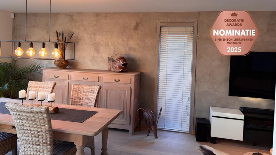 Een zachte betonlook die warmte ademt