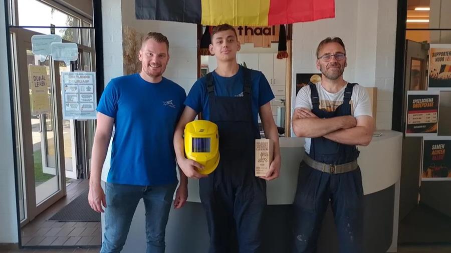 Wetech-leerling Ali Baltali is Belgisch kampioen virtueel lassen