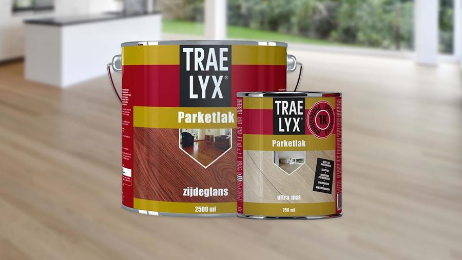 Trae Lyx 1K Parketlak; de vrijwel onzichtbare bescherming voor parket en andere houten vloeren.